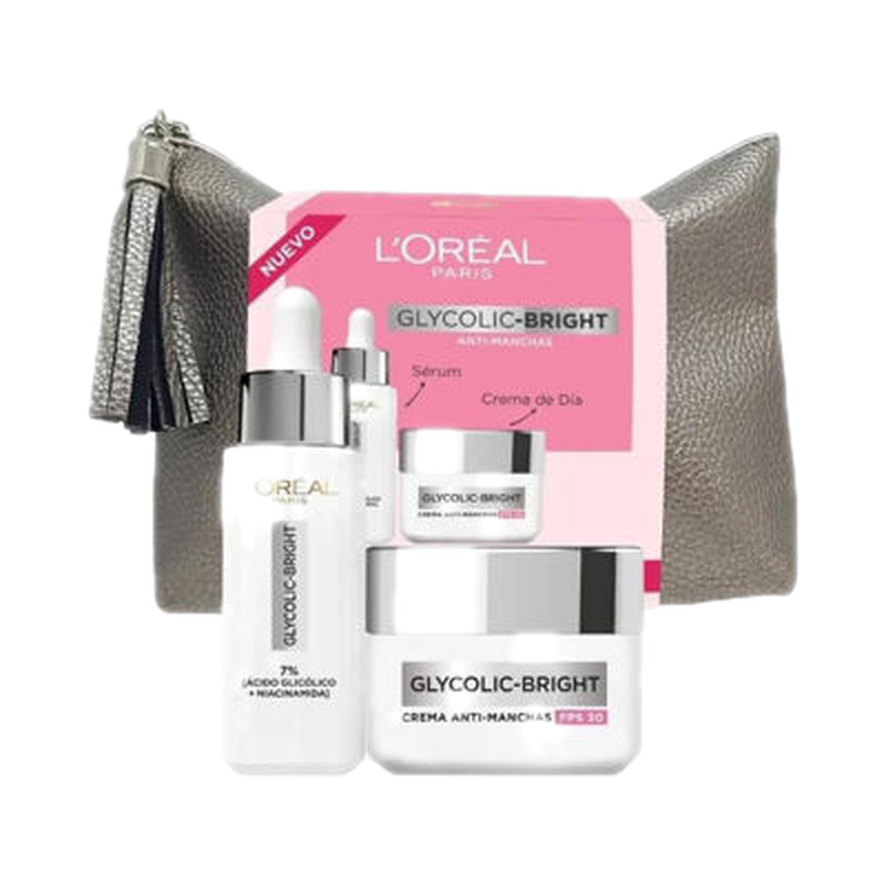 Pack L'oréal Glycolic Bright Serum + Crema De Día