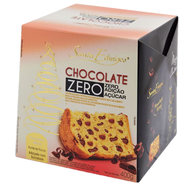 Panettone Santa Edwiges Con Chispas Sin Azúcares 400 G
