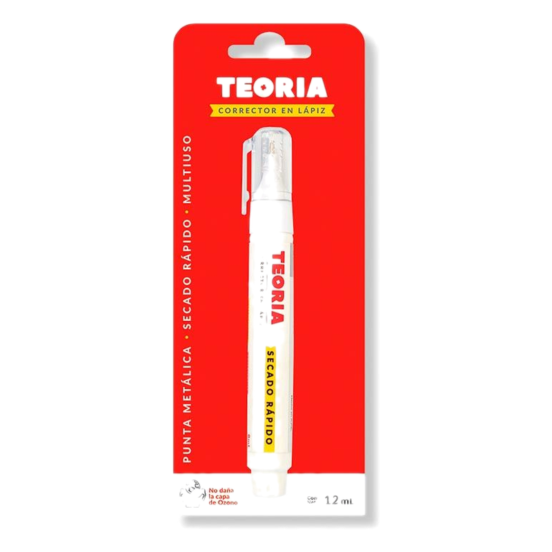 Corrector Lápiz Teoría+ Punta De Metal