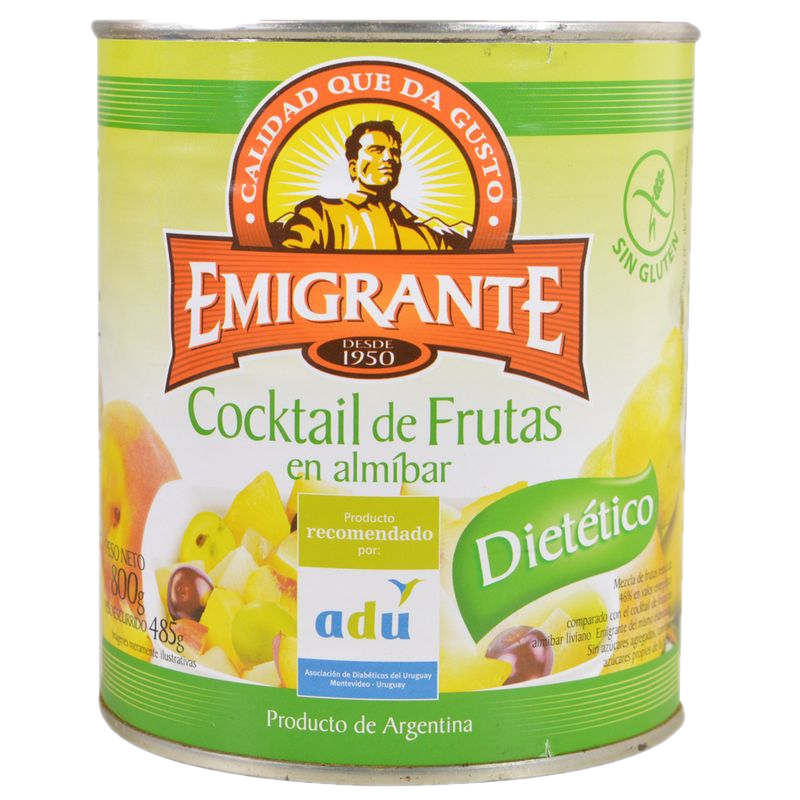 Cocktail Frutas Almíbar Emigrante Dietético 800 G