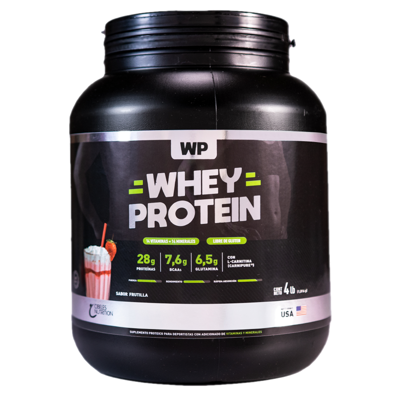Suplemento Whey Protein Wp Frutilla 1.8 Kg