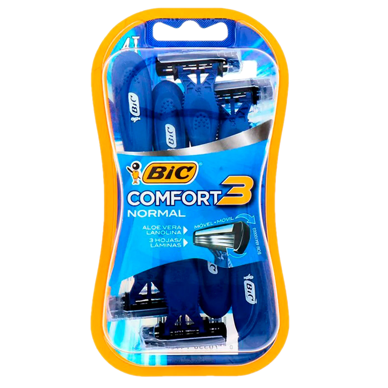 Afeitadora Bic Comfort Normal 4 Unidades