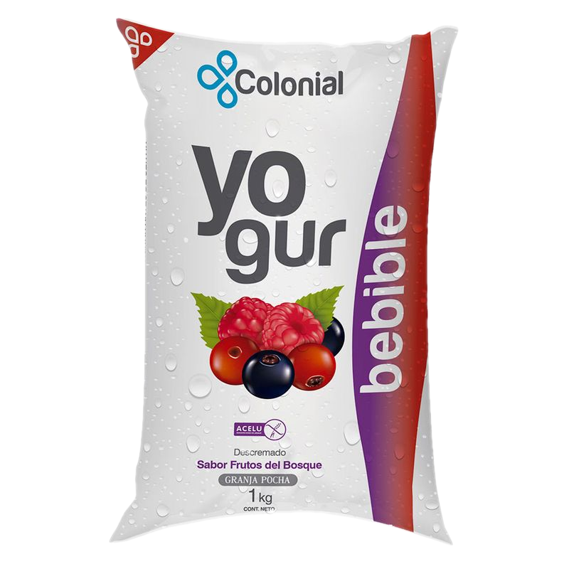 Yogur Bebible Colonial Frutos Del Bosque 1 Kg
