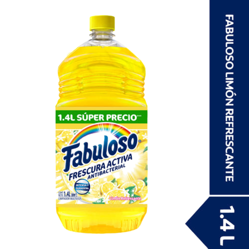Limpiador Fabuloso Limón 1.4 L