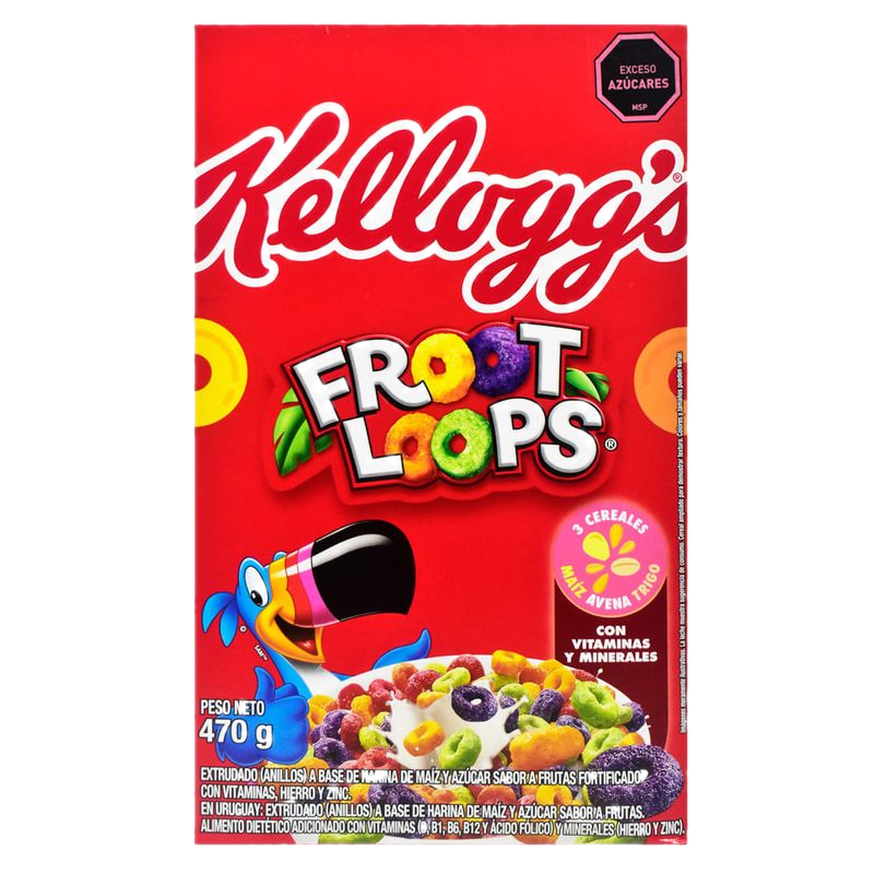 Cereal Froot Loops Kelloggs 470 G