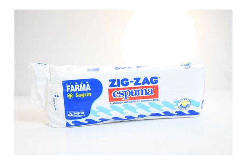 Zig Zag Algodón Espuma 400 G