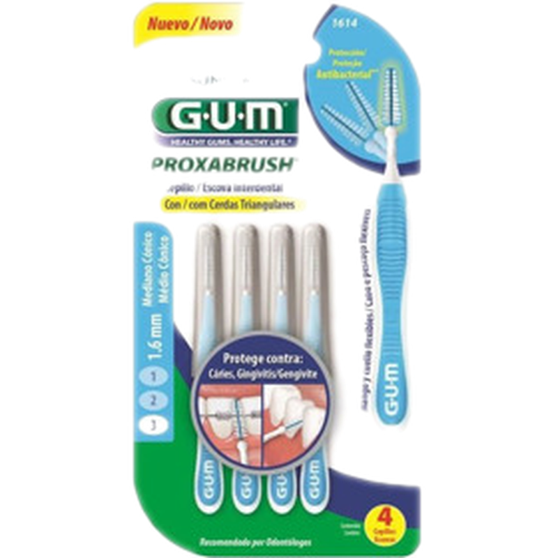 Gum Interdental Conico Medio 1614 1.6mm [4 Unidades]