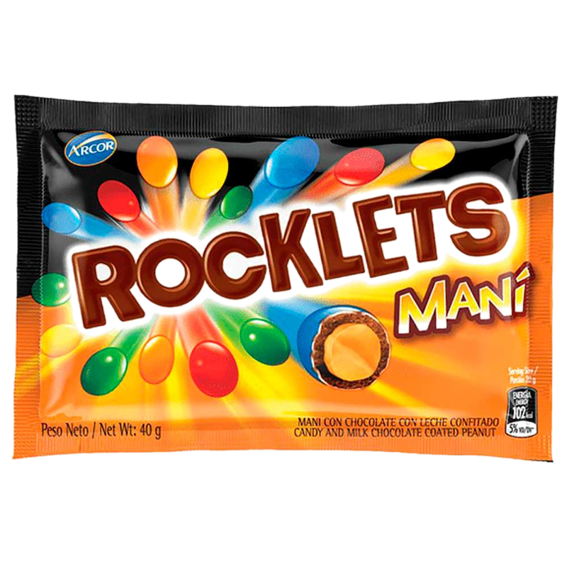 Maní Con Chocolate Rocklets 40 G