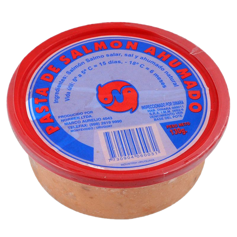Pasta De Salmón Ahumado Norben 130 G