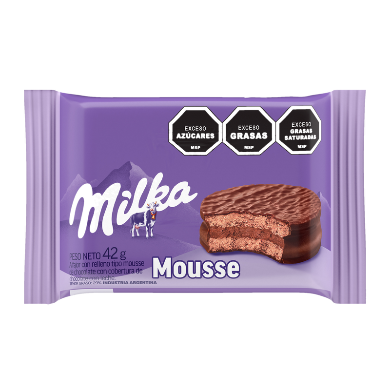 Alfajor Milka Mousse Leche 42 G