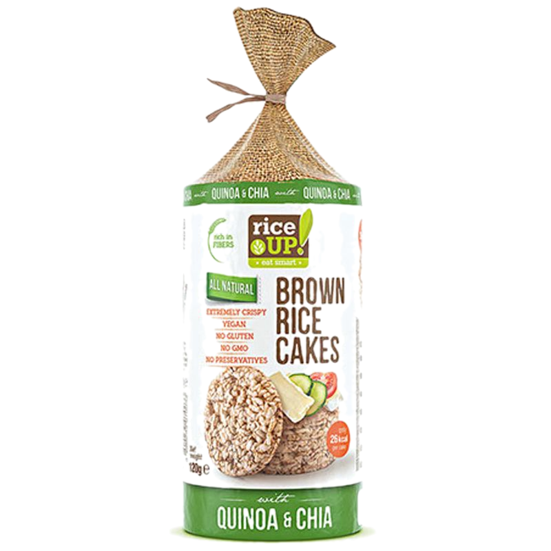 Galletas De Arroz Rice Up Chía Y Quínoa 120 G