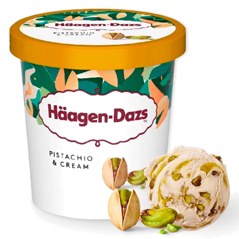 Helado Haagen Dazs Pistacho & Crema 473 Ml