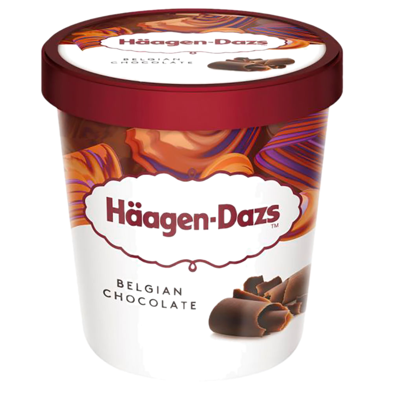 Helado Häagen-dazs Chocolate Belga Vaso 100 Ml