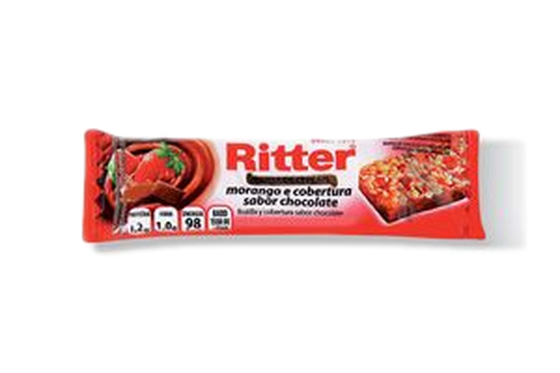 Barra De Cereal De Frutilla Con Chocolate Ritter 25 G