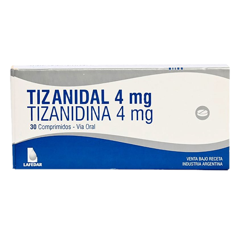 Tizanidal 4 Mg 30 Comprimidos