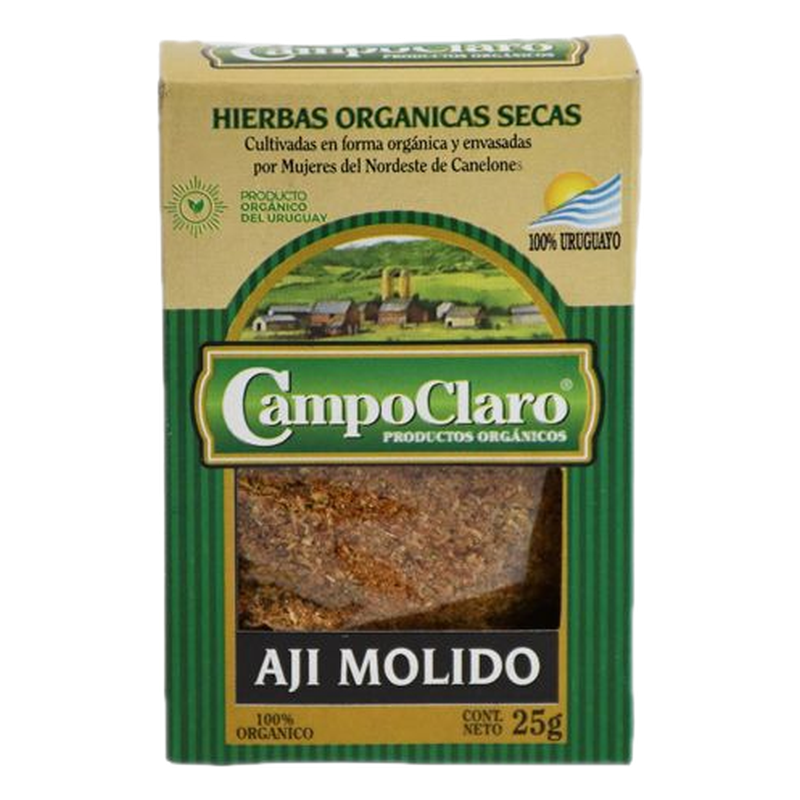Ají Molido Orgánico Campo Claro 25 G