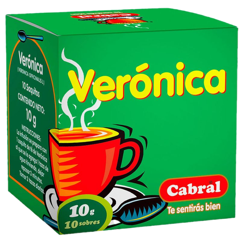 Té Cabral Verónica 10 Unidades