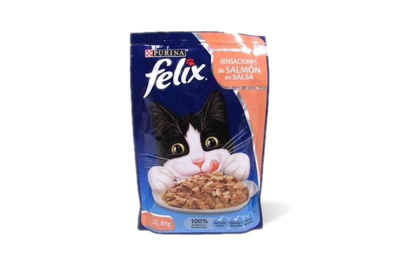 Alimento Para Gatos Sabor Salmón Felix 100 G