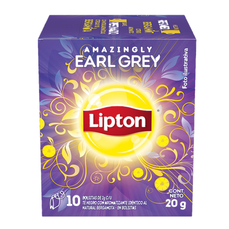 Té Lipton Earl Gray 10 Sobres
