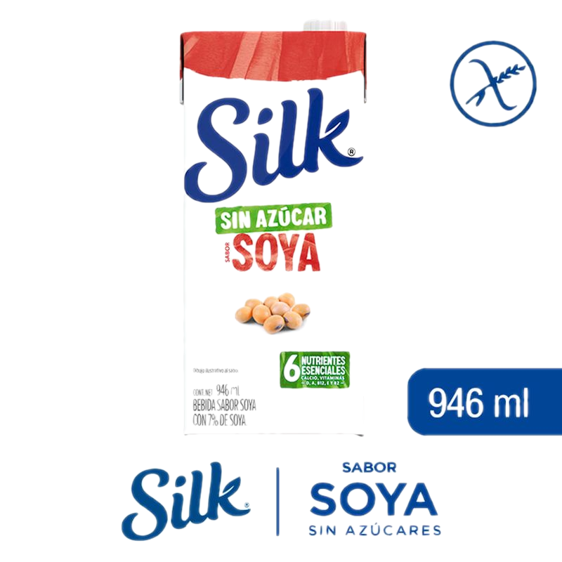 Bebida Soja Sin Azúcar Silk 946 Ml