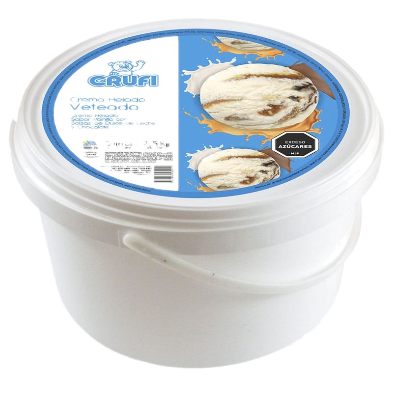 Helado Crema Veteada Crufi 5 L
