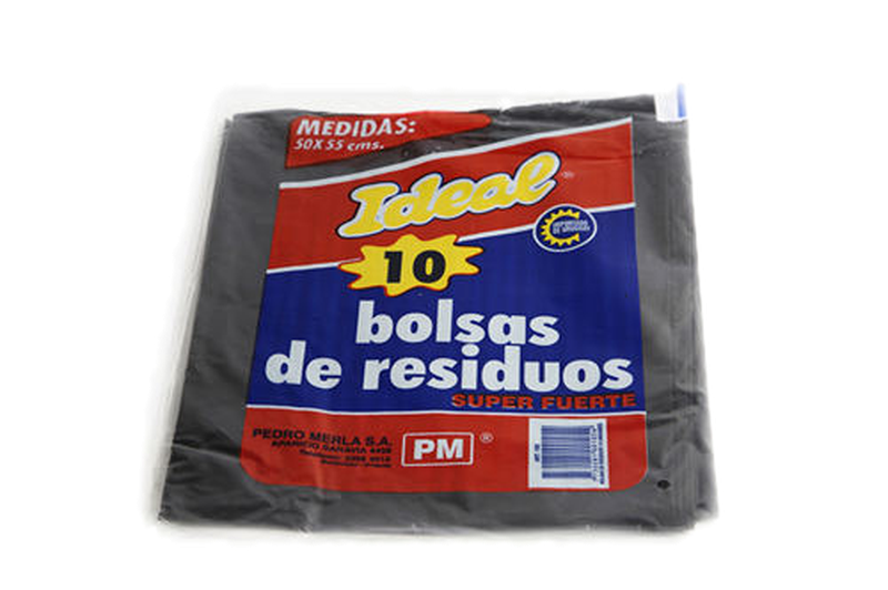 Bolsa Residuo Ideal 50x55 10 Unidades