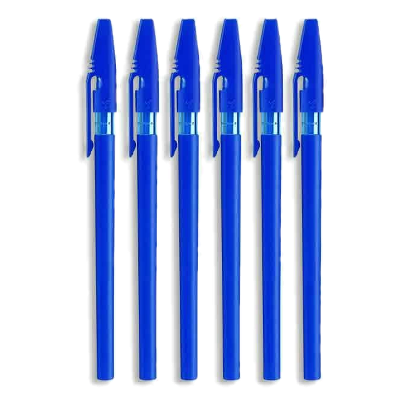 Bolígrafo Stabilo Liner Clásico Azul 6 X 5 Unidades