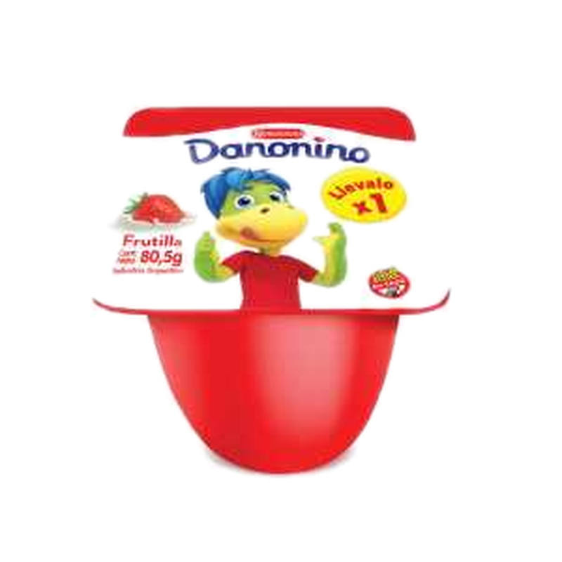 Postre Danonino Frutilla 80.5 G