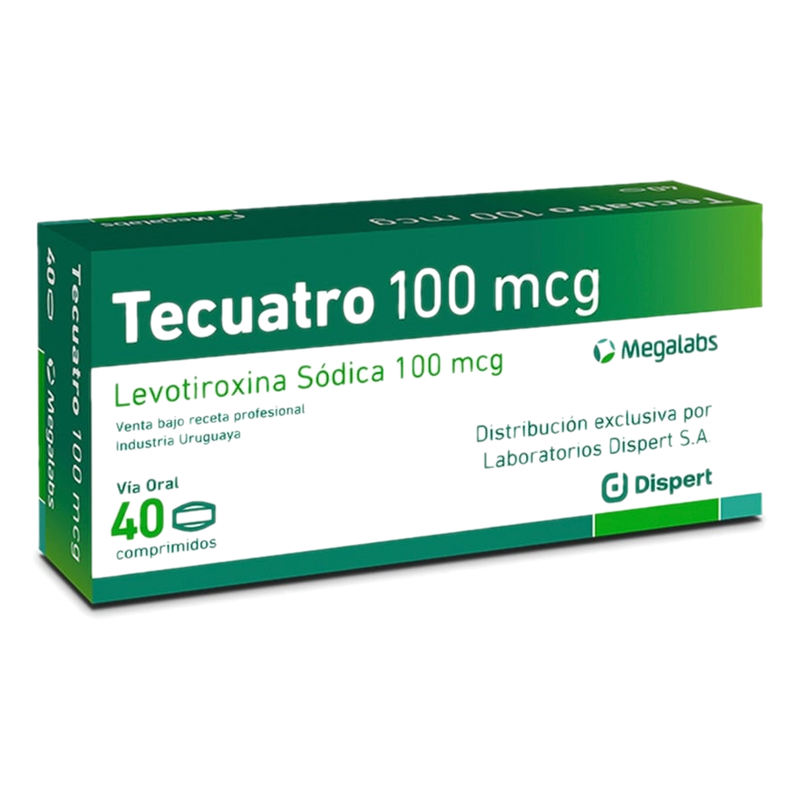 Tecuatro 100 Mcg X 40 Comprimidos