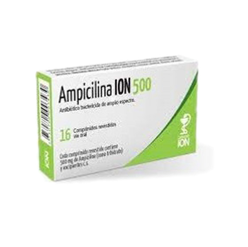 Ampicilina Ion 500 500 Mg [16 Comp.]