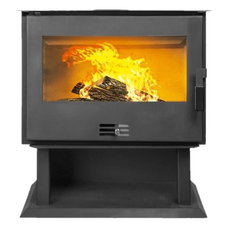 Estufa A Leña De Alto Rendimiento Vivion Ecomáxima 13.5 Kw