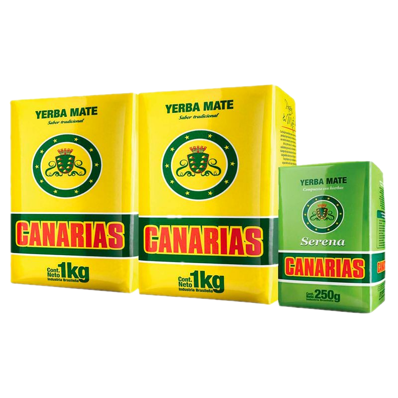 Pack 2 Unidades Yerba Canarias 1 Kg + 250 G De Regalo