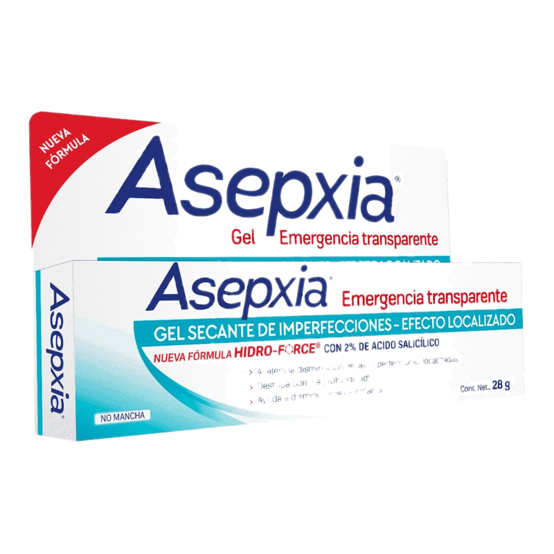 Gel Secante Asepxia Emergencia Transparente 28 G