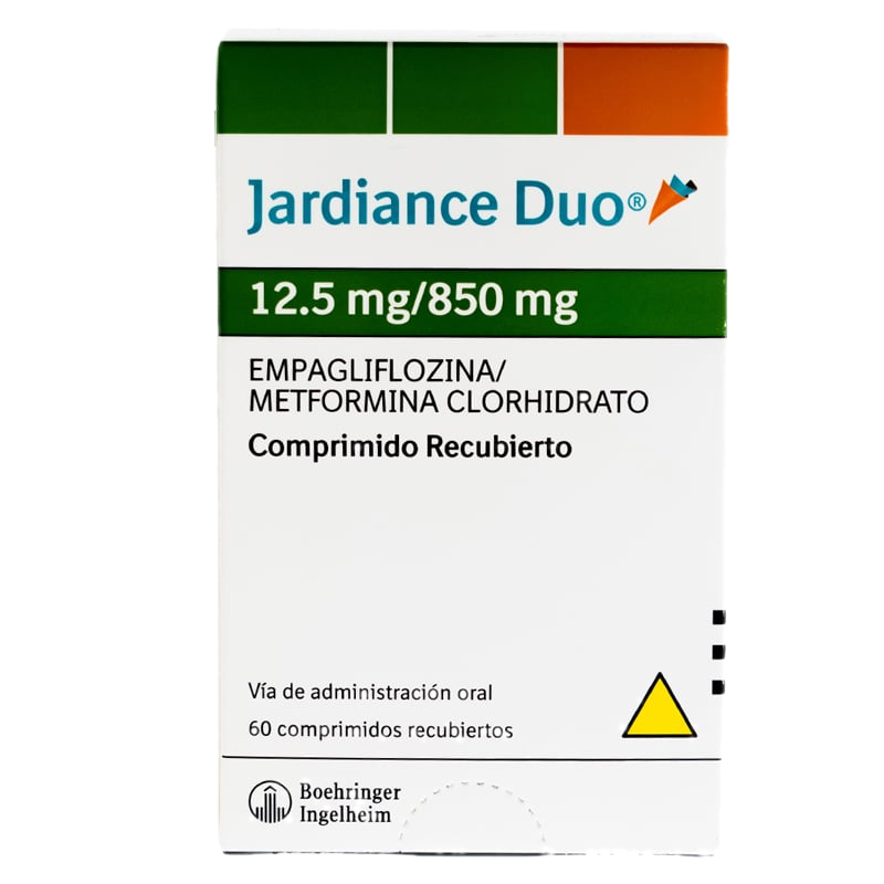 Jardiance Duo 12.5 Mg/850 Mg 60 Comprimidos Recubiertos