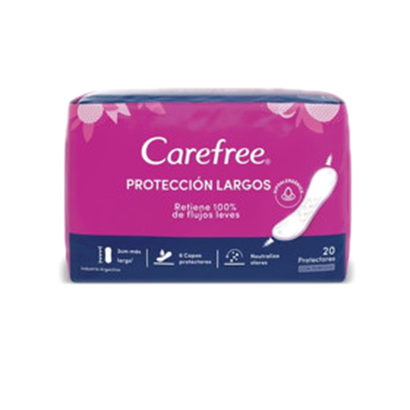 Carefree Proteccion Longs [20 Unidades]