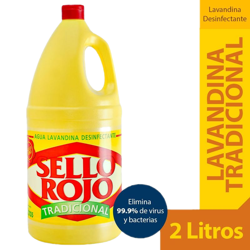 Agua Lavandina Sello Rojo 2 L