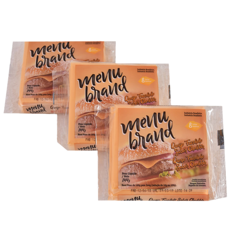 Queso Fundido Fetas Cheddar 144 G