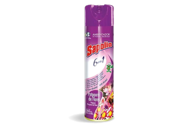 Desodorante De Ambiente Sapolio Potpourri De Flores 360 Ml