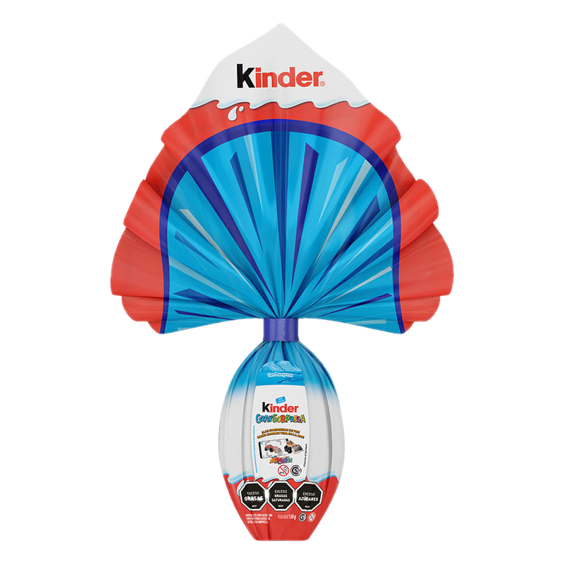Huevo Kinder Gran Sorpresa Celeste O Rosado 150 G