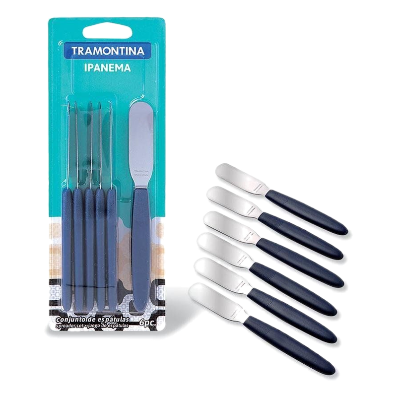 Cuchillo Para Manteca Tramontina 6 Unidades