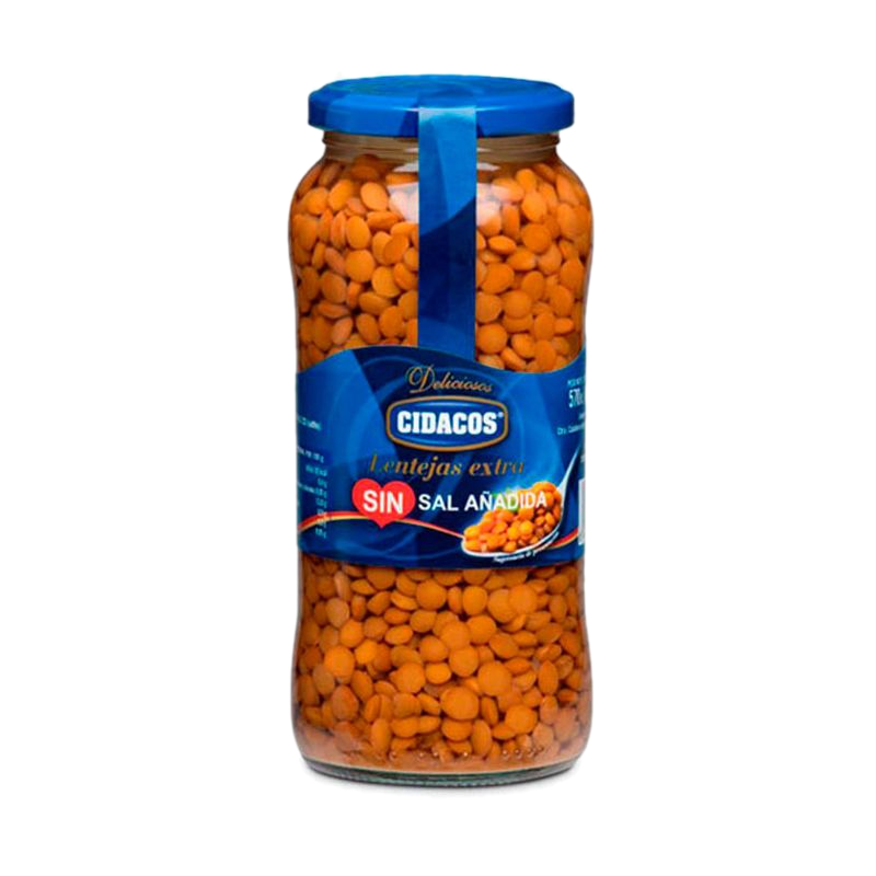 Lentejas Sin Sal Cidacos 535 G