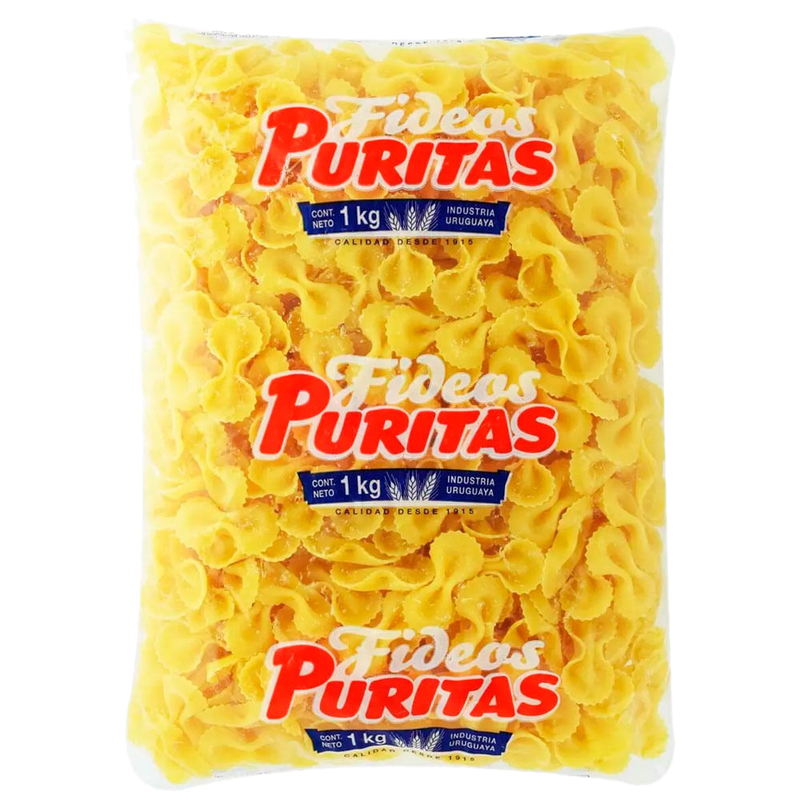 Fideos Puritas Corbatas 1 Kg