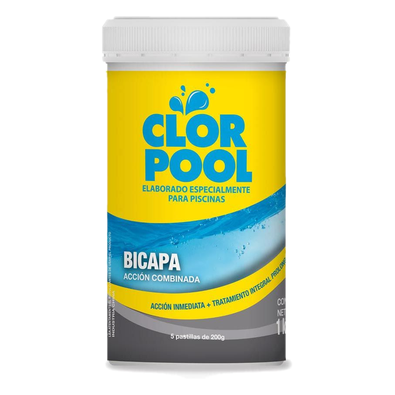 Pastilla Bicapa Clor Pool 5 Unidades