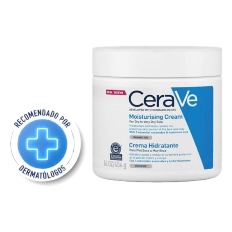 Cerave Crema Hidratante Para Piel Seca 454 G