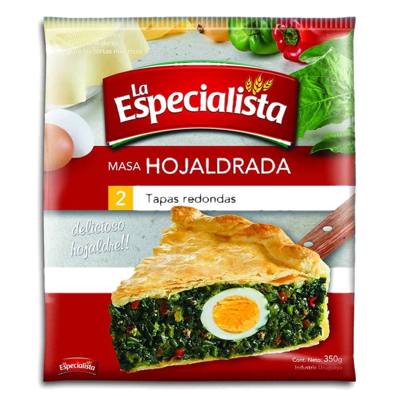 Tapa Redonda La Especialista Hojaldrada 350 G