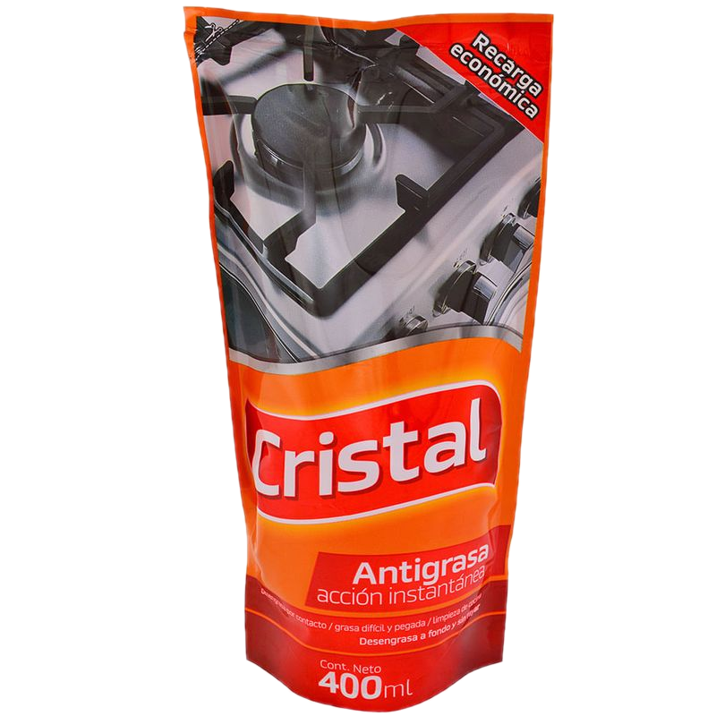 Limpiador Antigrasa Cristal Doy Pack 400 Ml