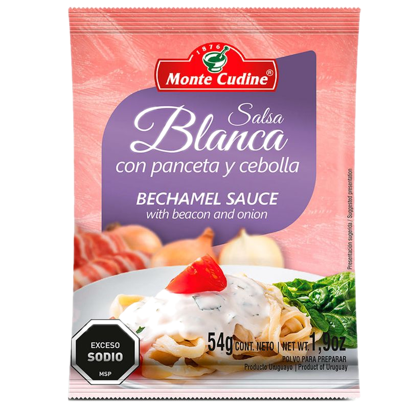 Salsa Blanca Con Panceta Y Cebolla Monte Cudine