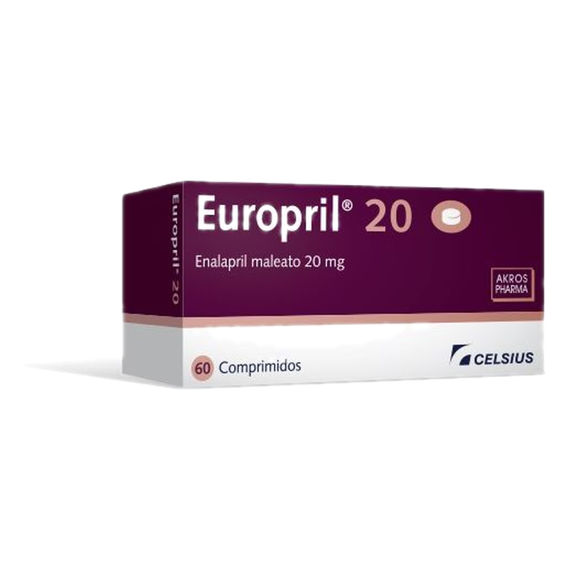 Europril 20 Mg X 60 Comprimidos