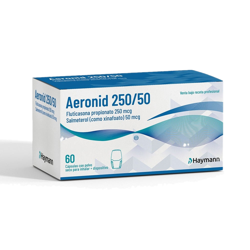 Aeronid 250 Mcg/50 Mcg 60 Cápsulas Con Polvo Seco
