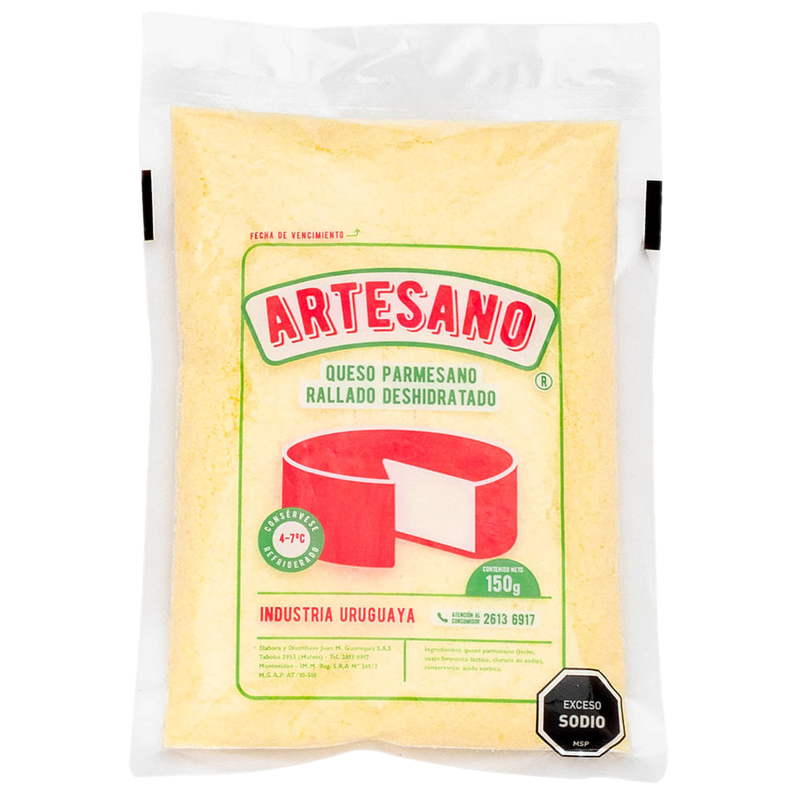 Queso Rallado Fino Artesano 150 G